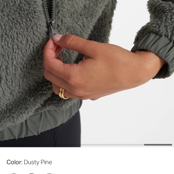 Vuori Olive Teddy Jacket - Picture 5 of 10